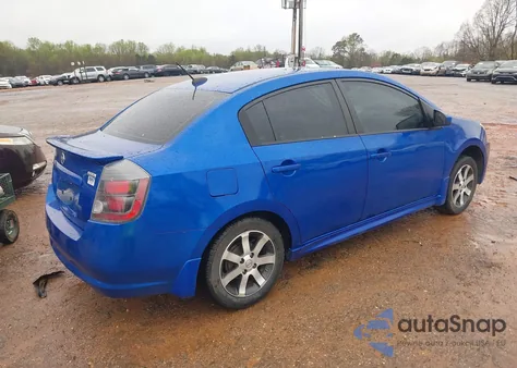 2011 Nissan Sentra 2.0Sr из США, поврежденный, VIN 3N1AB6APXBL703885